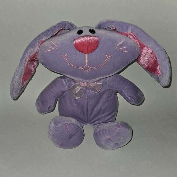 Purple Pink Bunny Rabbit Plush Stuffed Animal Toy Easter Chrisha Playful Walmart - Picture 1 of 10